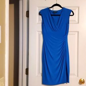 Ralph Lauren dress. Size 6. Fitted. Blue.